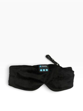 Bluetooth Sleep Mask with Built-In Headphones. Black.